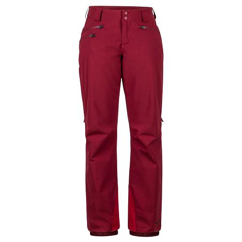 Marmot Slopestar Pants - Womens Ski Pants Dark Red CA1289504 Canada